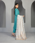 Efza 3pcs Un-Stitched Emb Lawn [D-2973]