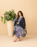 Emmera 3pcs Un-Stitched Emb Printed Lawn [D-3702]