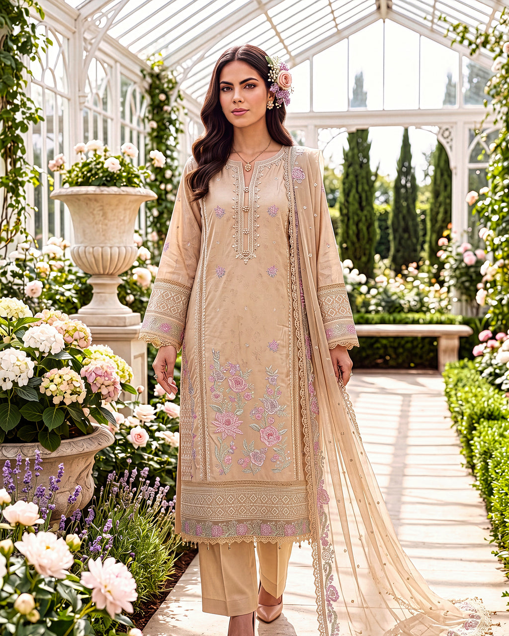 AFSANA LUXE PRET LAWN COLLECTION BY RAVAH STUDIO 202342