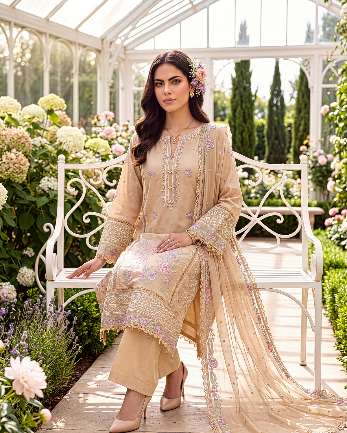AFSANA LUXE PRET LAWN COLLECTION BY RAVAH STUDIO 202342