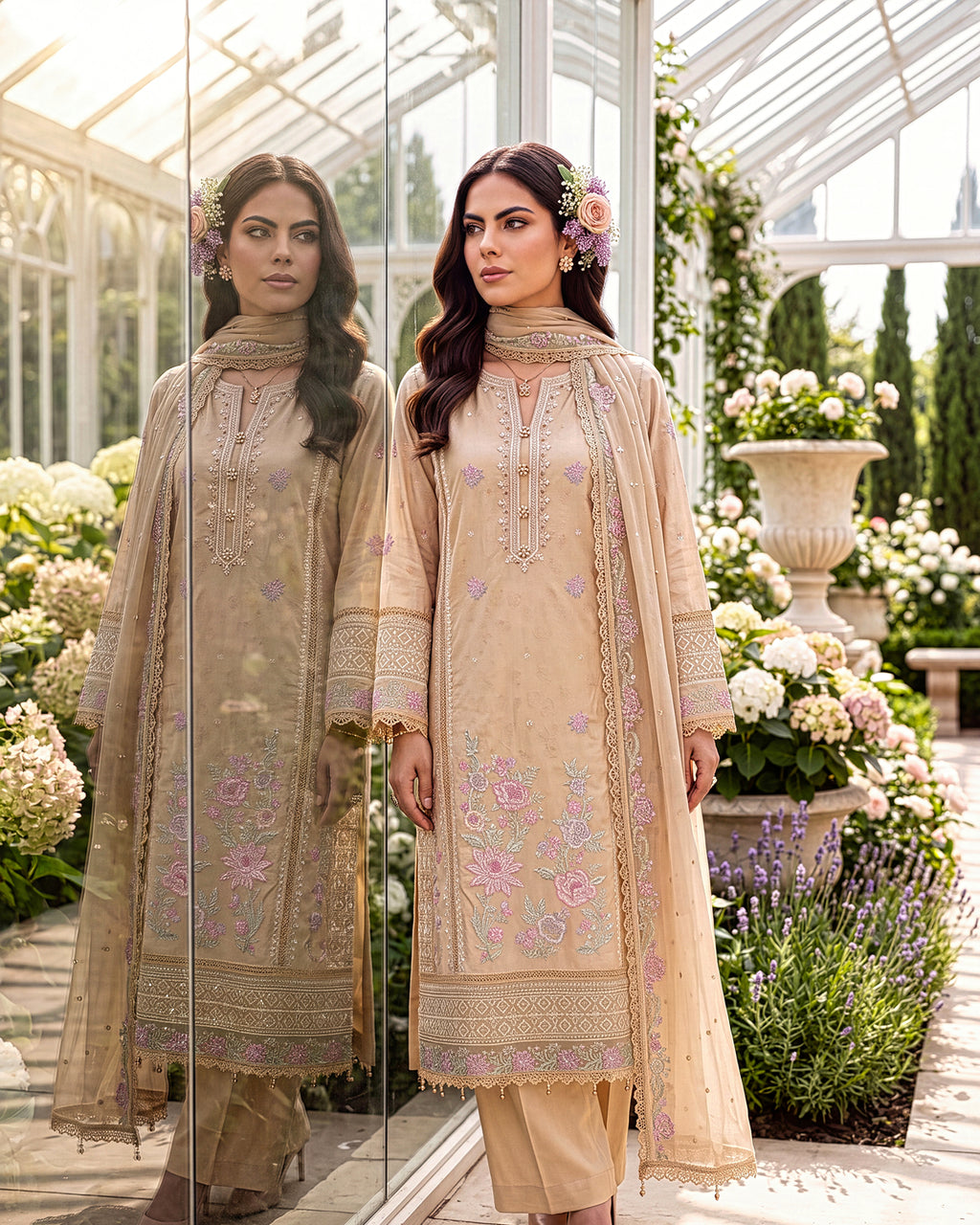 AFSANA LUXE PRET LAWN COLLECTION BY RAVAH STUDIO 202342