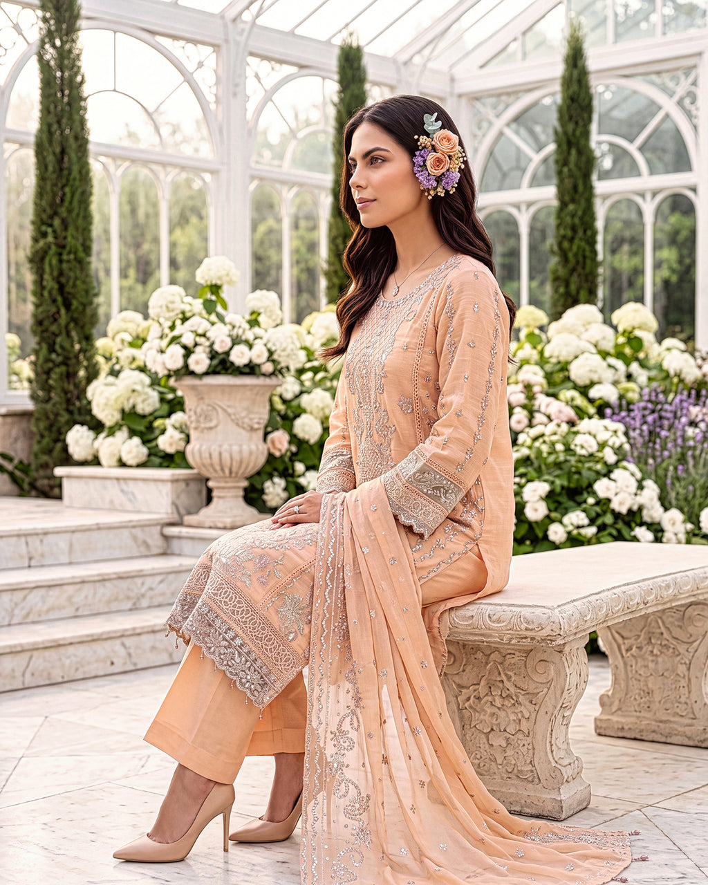 AFSANA LUXE PRET LAWN COLLECTION BY RAVAH STUDIO 202344