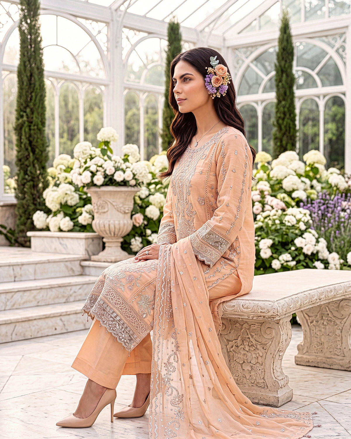 AFSANA LUXE PRET LAWN COLLECTION BY RAVAH STUDIO 202344