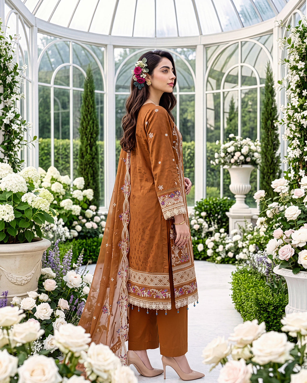 AFSANA LUXE PRET LAWN COLLECTION BY RAVAH STUDIO 202345