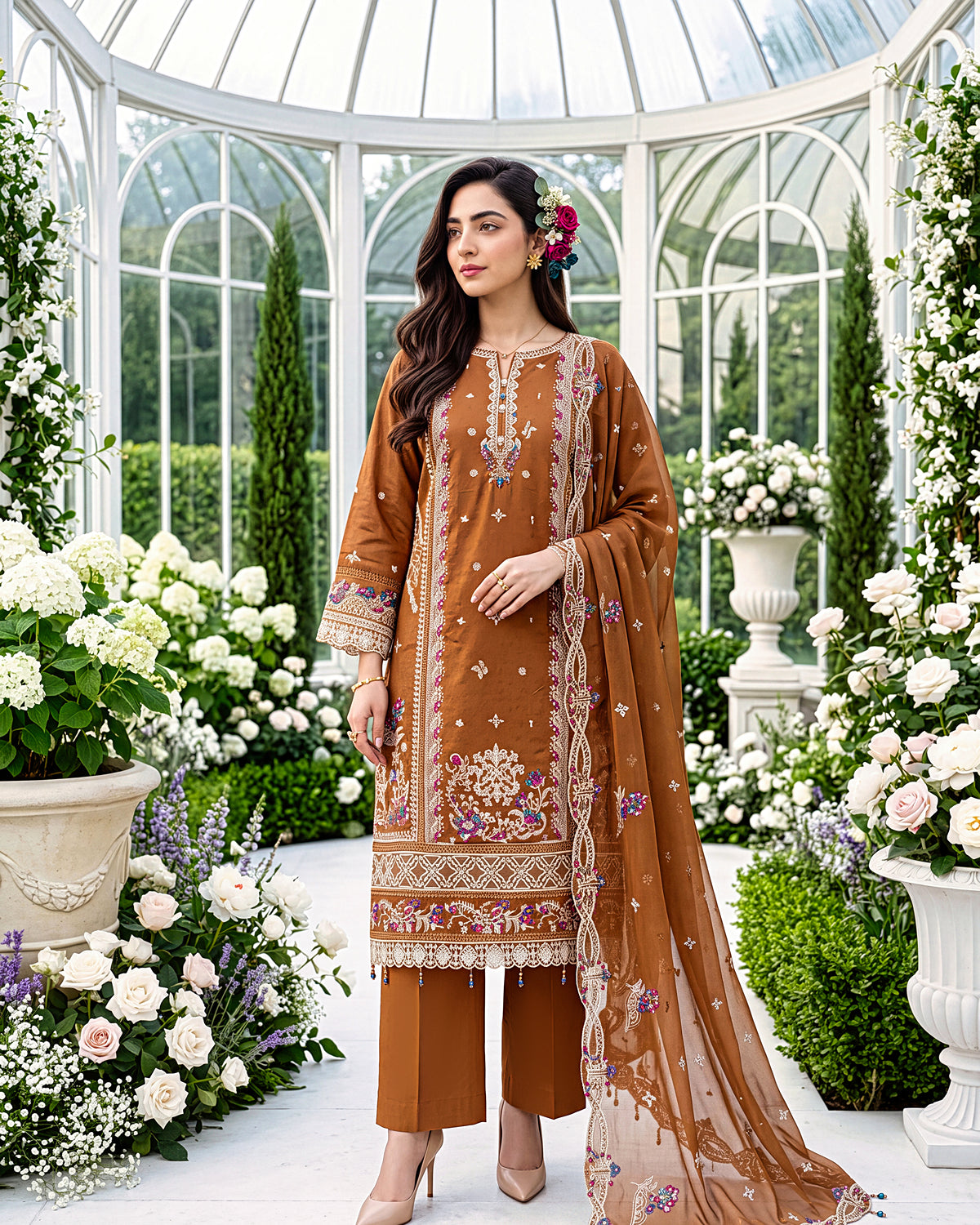 AFSANA LUXE PRET LAWN COLLECTION BY RAVAH STUDIO 202345