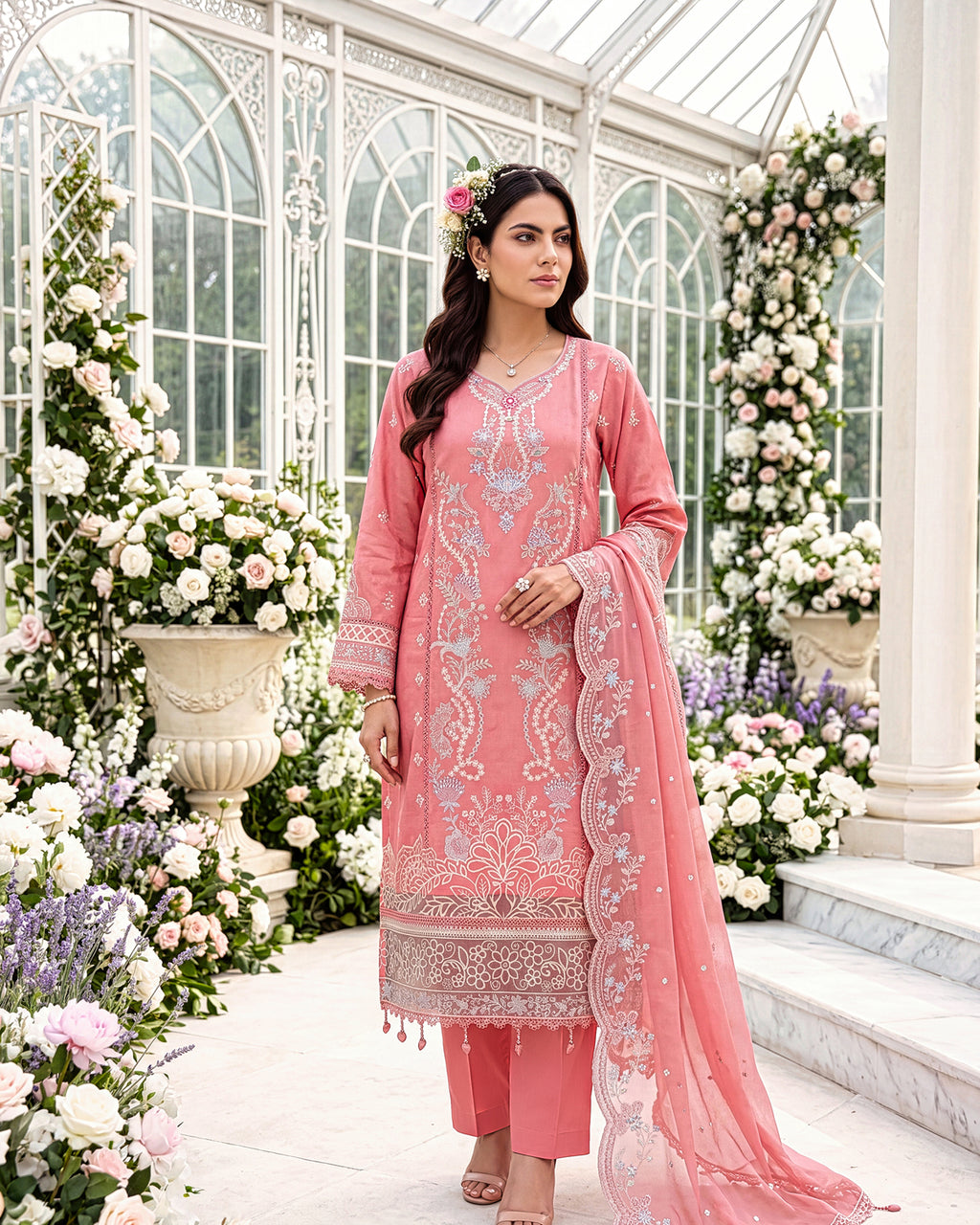 AFSANA LUXE PRET LAWN COLLECTION BY RAVAH STUDIO 202346