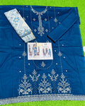 Efza 3pcs Un-Stitched Emb Lawn [D-2969]